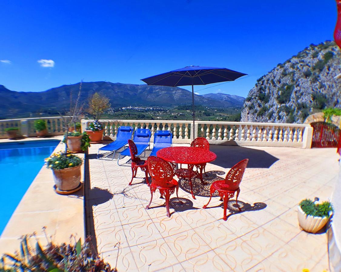 Villa Romana Mountainside Apartment In Alcalali, Jalon Valley Bagian luar foto